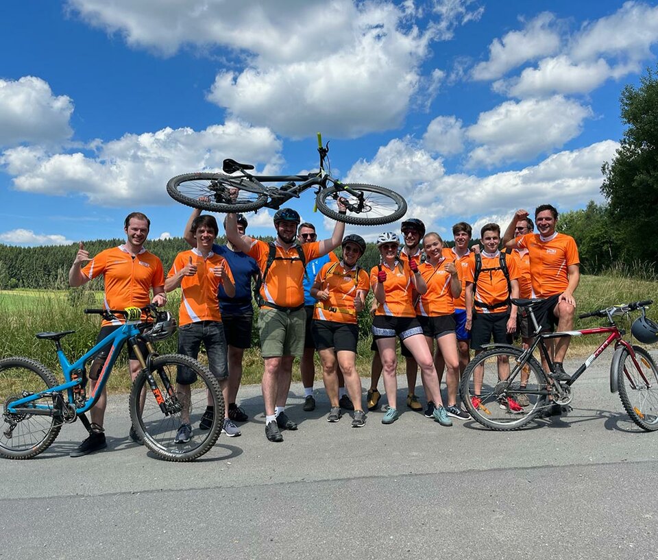 Mitarbeitende bei Panorama Radtour