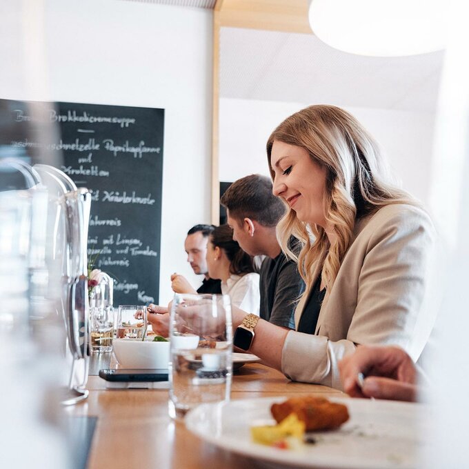 mittagessen im igz betriebsrestaurant