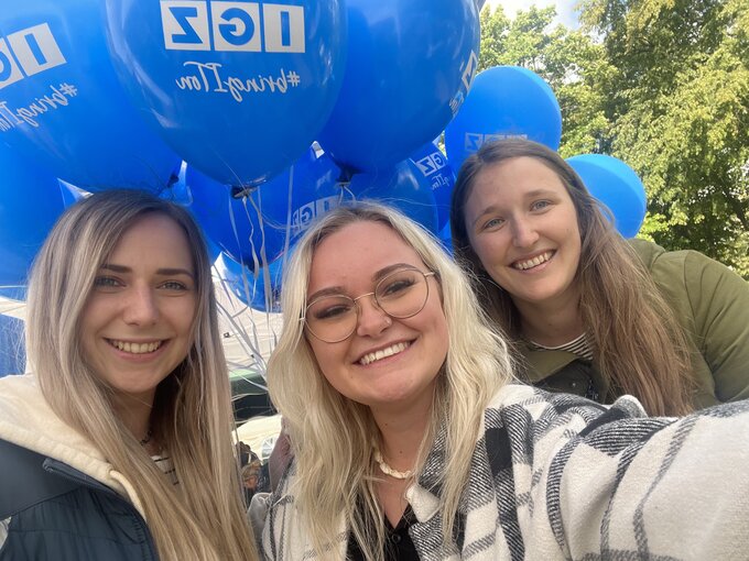 igz personal auf der sommerlounge in selb